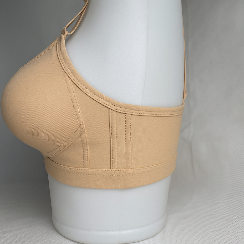 Blossom Soft Front Open Bra Skin