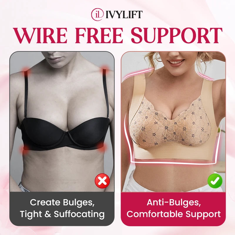 IvyLift -  Seamless Wire-free Push-up Bra