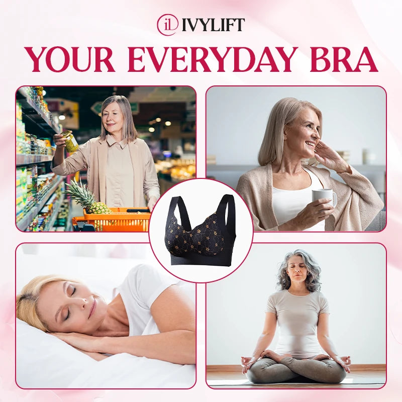 IvyLift -  Seamless Wire-free Push-up Bra