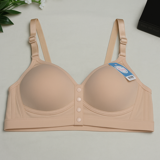 Blossom Soft Front Open Bra Skin