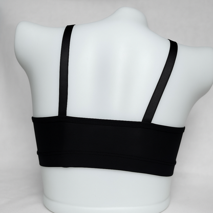 Elegant Front Open Bra Black