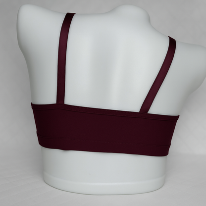 Blossom Soft Front Open Bra Deep Red