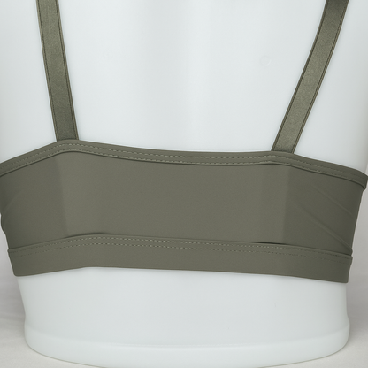 Elegant Front Open Bra Charcol-gray