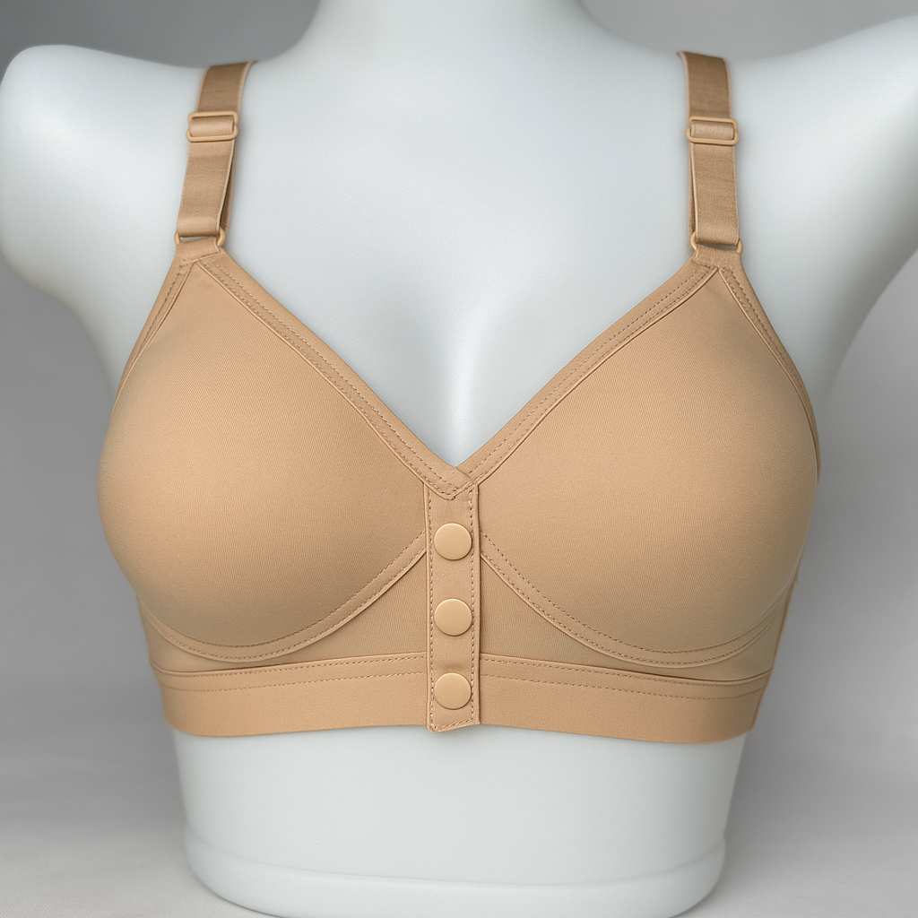 Blossom Soft Front Open Bra Skin