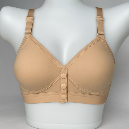Blossom Soft Front Open Bra Skin
