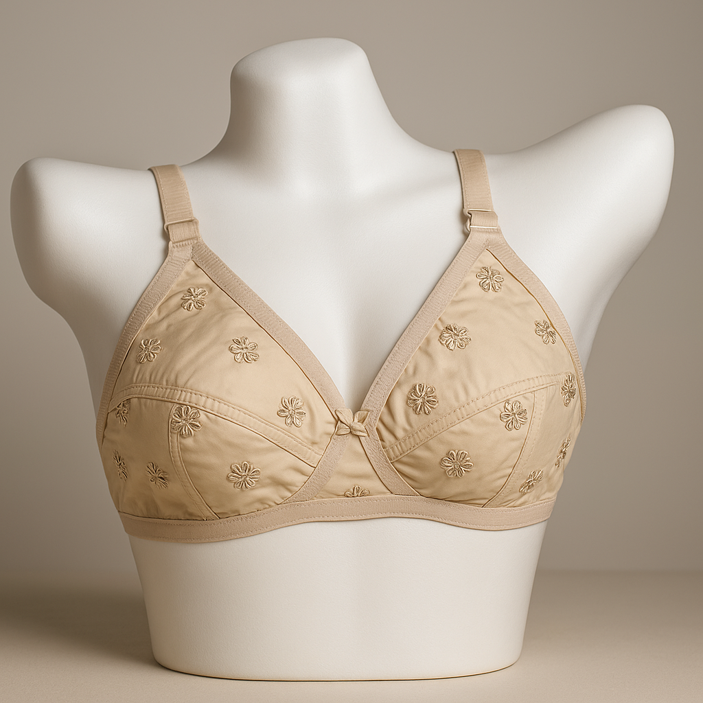 Blossom Soft Cotton Bra - Skin ( Pack of 4 )
