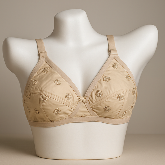 Blossom Soft Cotton Bra - Skin ( Pack of 4 )